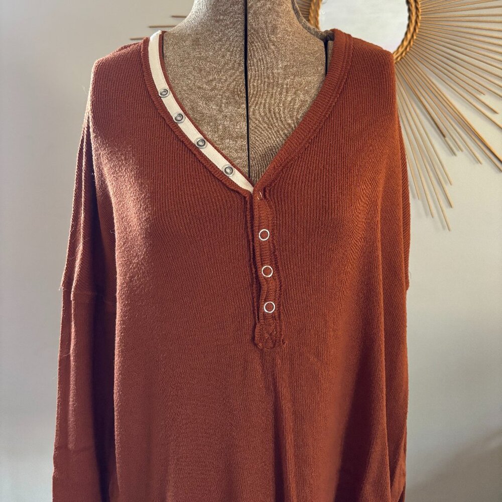 Rust Long Sleeved Tee
